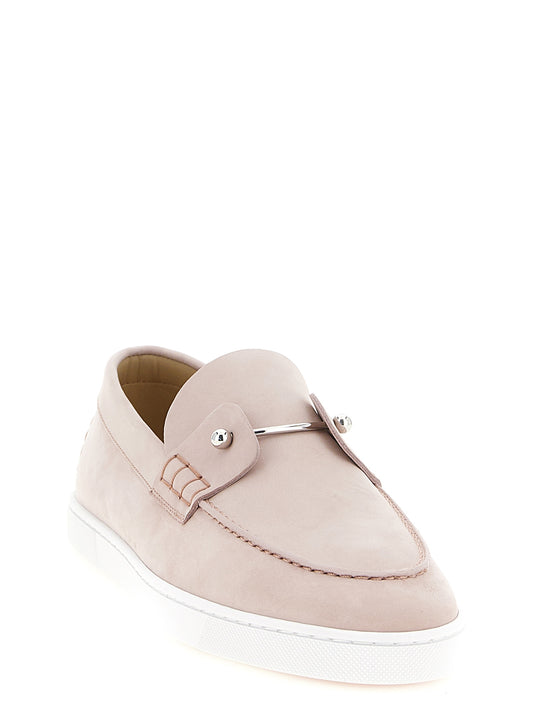 Mocasines sin cordones Christian Louboutin de piel de becerro multicolor