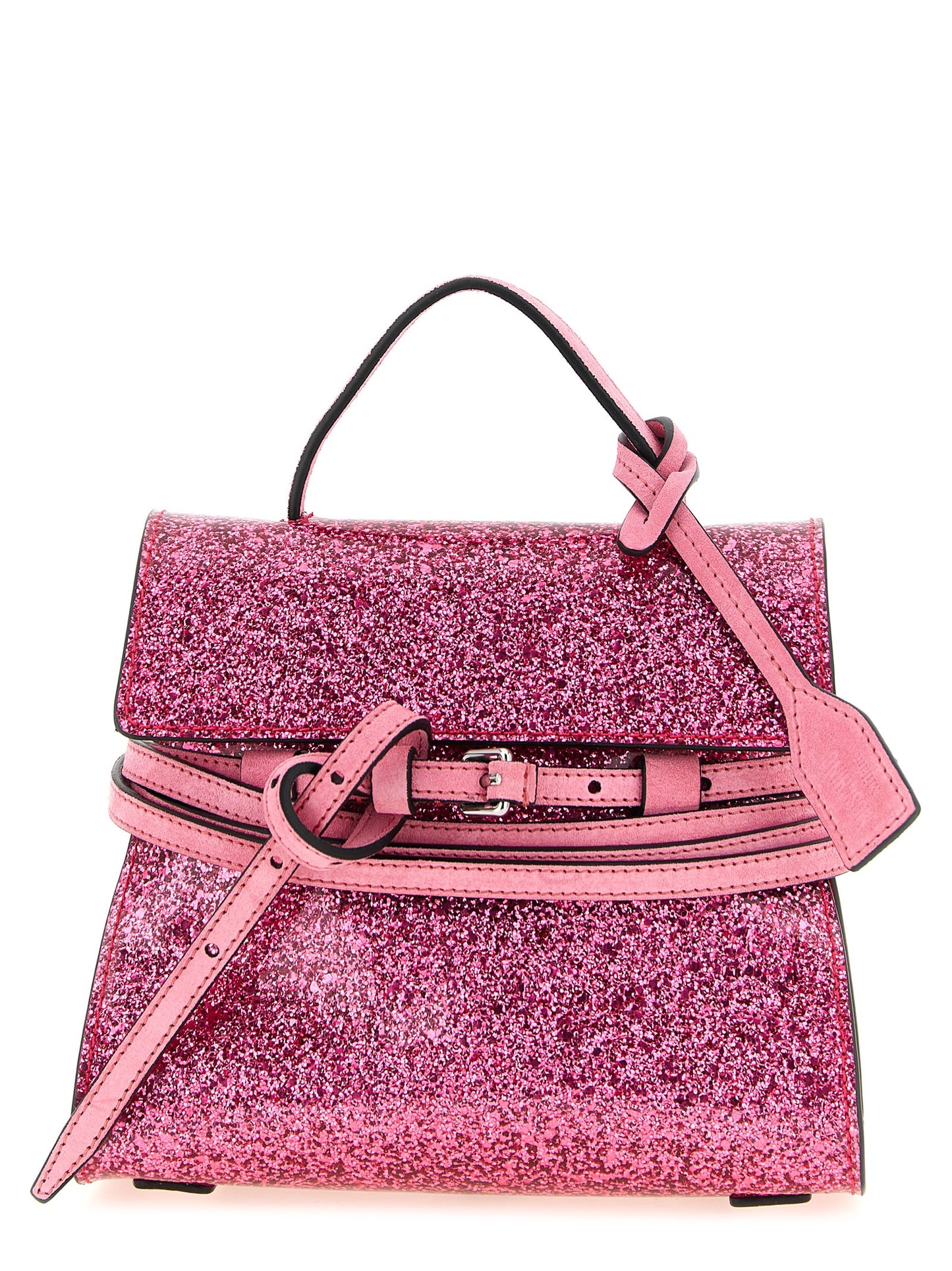 Bolso Moschino de cuero multicolor