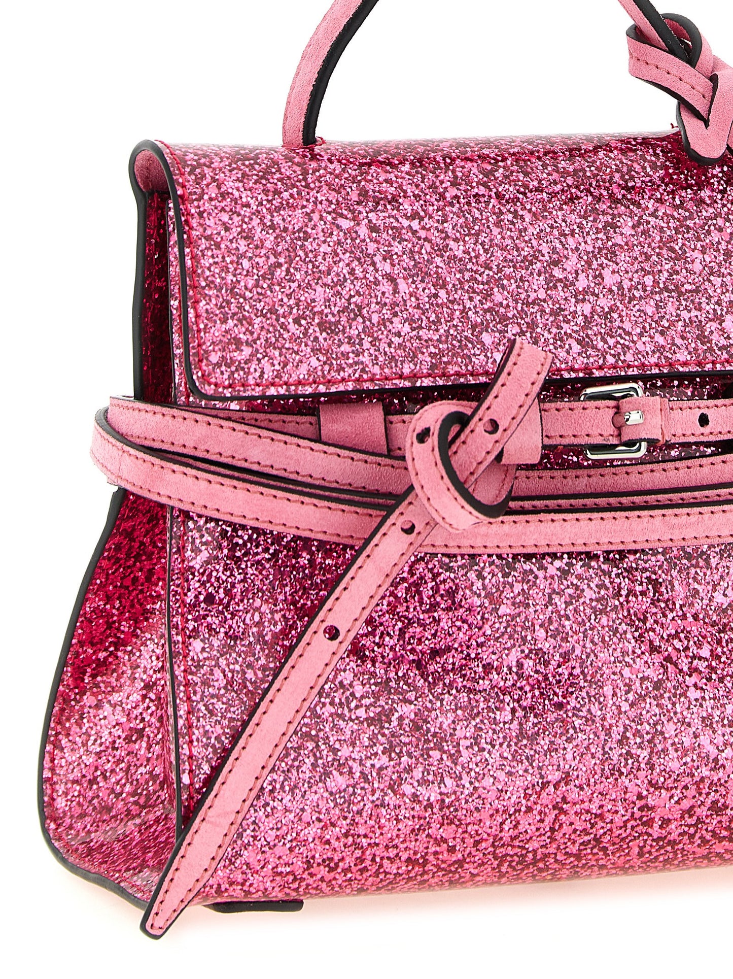 Bolso Moschino de cuero multicolor