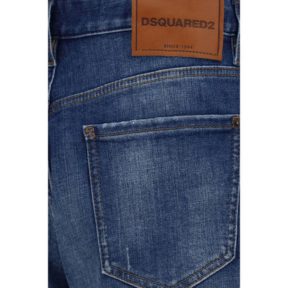 Pantalones Cortos Bermuda Dsquared² De Algodón Azul