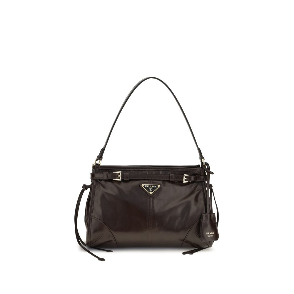 Bolso de Piel de Becerro Marrón Bos Taurus de Prada
