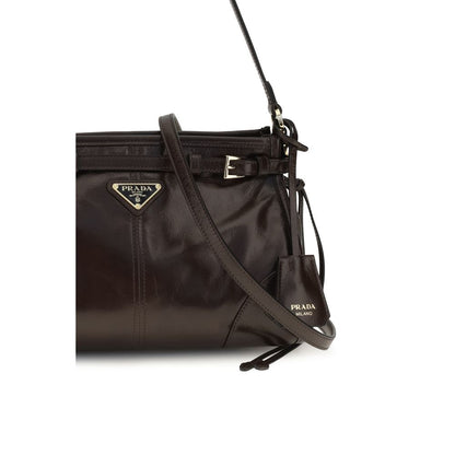 Bolso de Piel de Becerro Marrón Bos Taurus de Prada