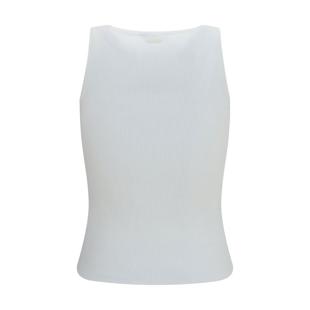 Camisetas de tirantes Max Mara blancas de viscosa