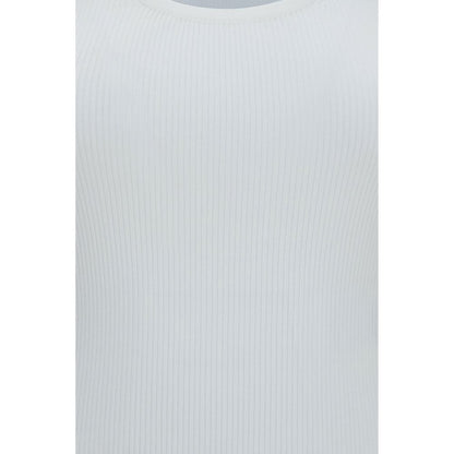 Camisetas de tirantes Max Mara blancas de viscosa