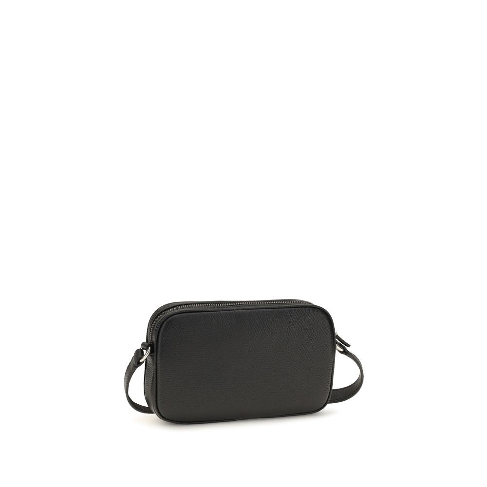 Bolso de Hombro Valentino Garavani en Piel Negra Colección Bos Taurus