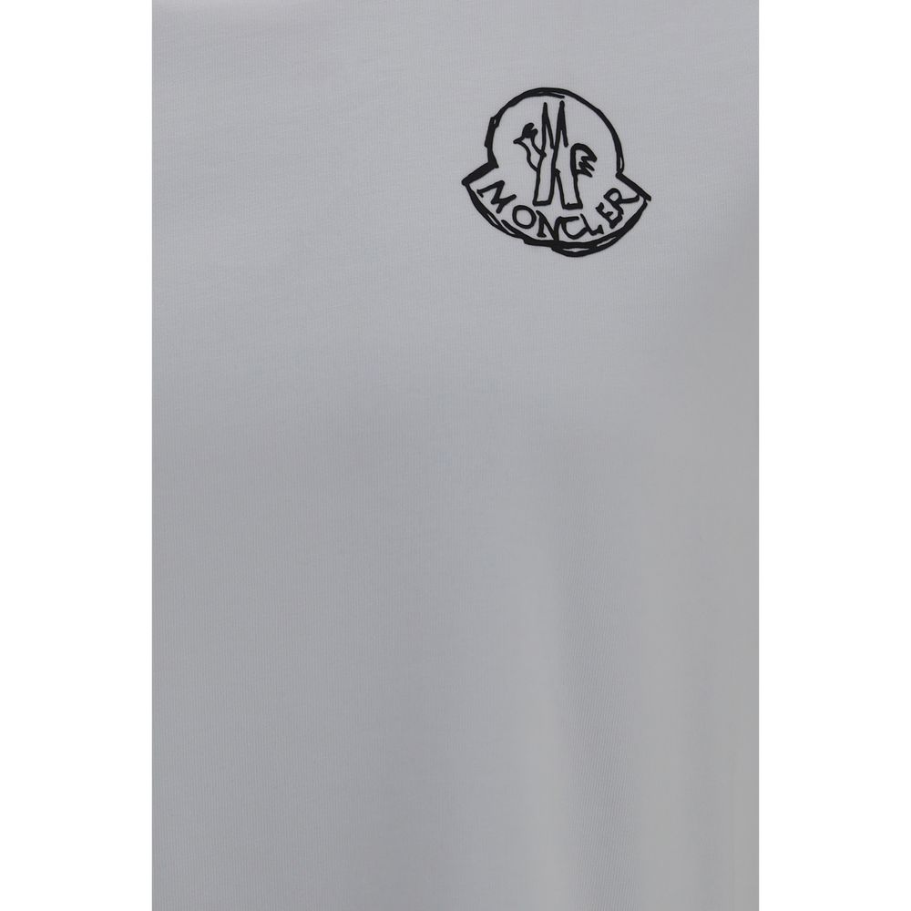 Camiseta Moncler de algodón blanca