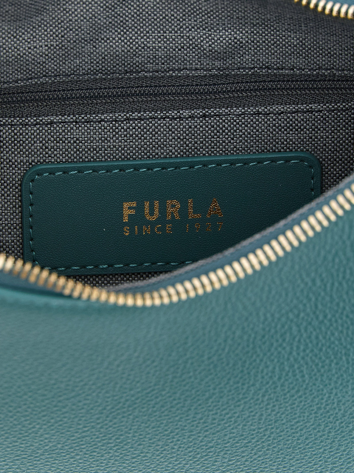 Sac à bandoulière bicolore Furla Goccia S en cuir de veau