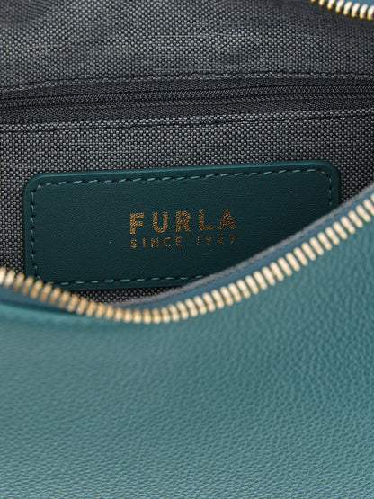 Sac à bandoulière bicolore Furla Goccia S en cuir de veau