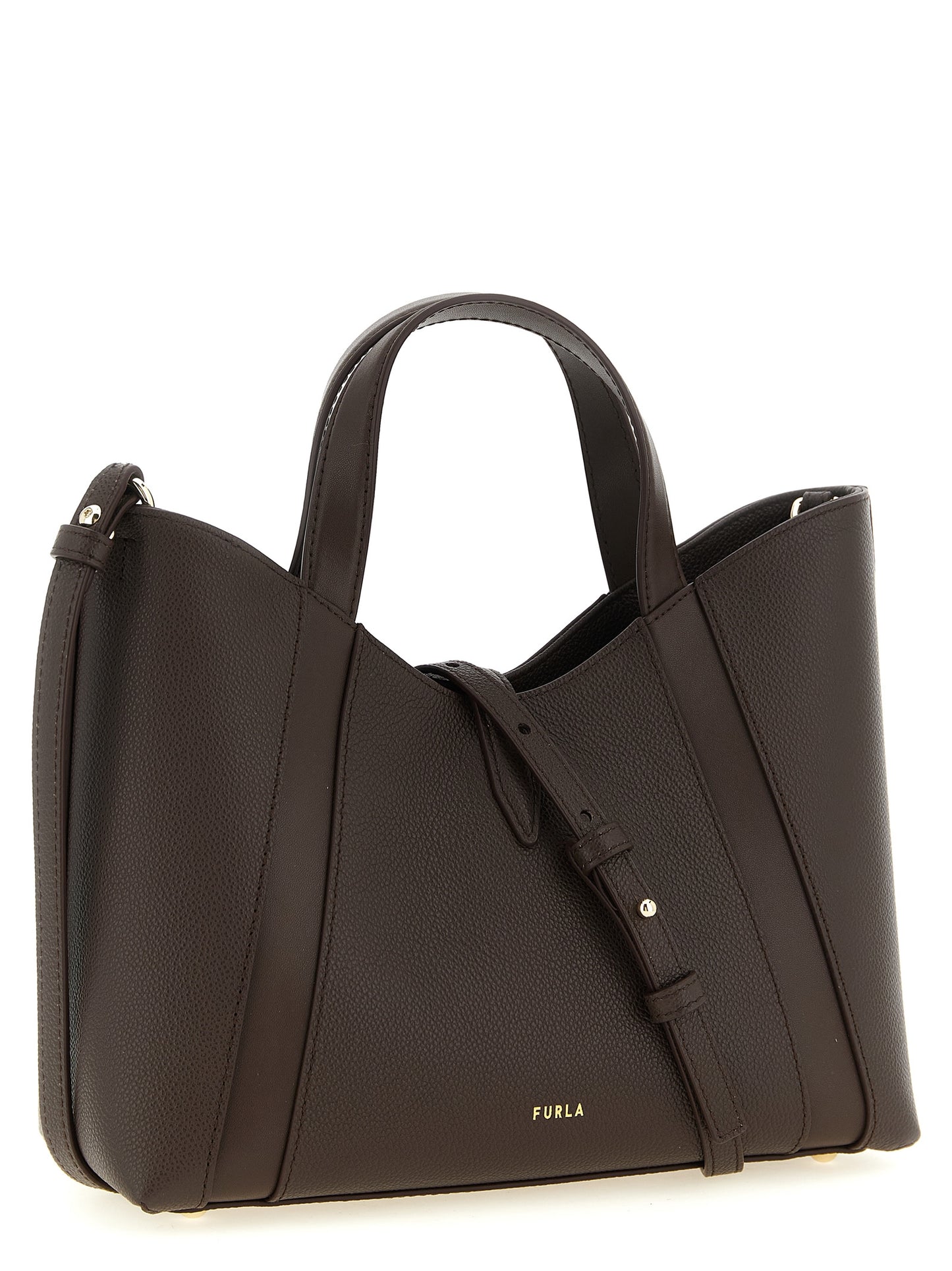 Furla Bolso Goccia S De Piel De Becerro En Tono Marrón