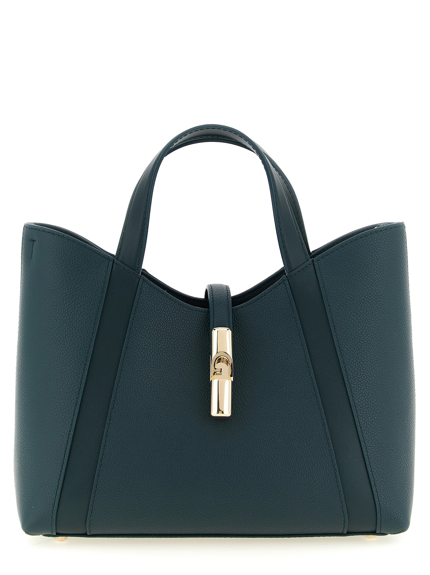 Sac cabas bicolore en cuir Furla