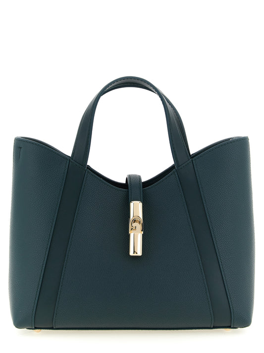 Sac cabas bicolore en cuir Furla
