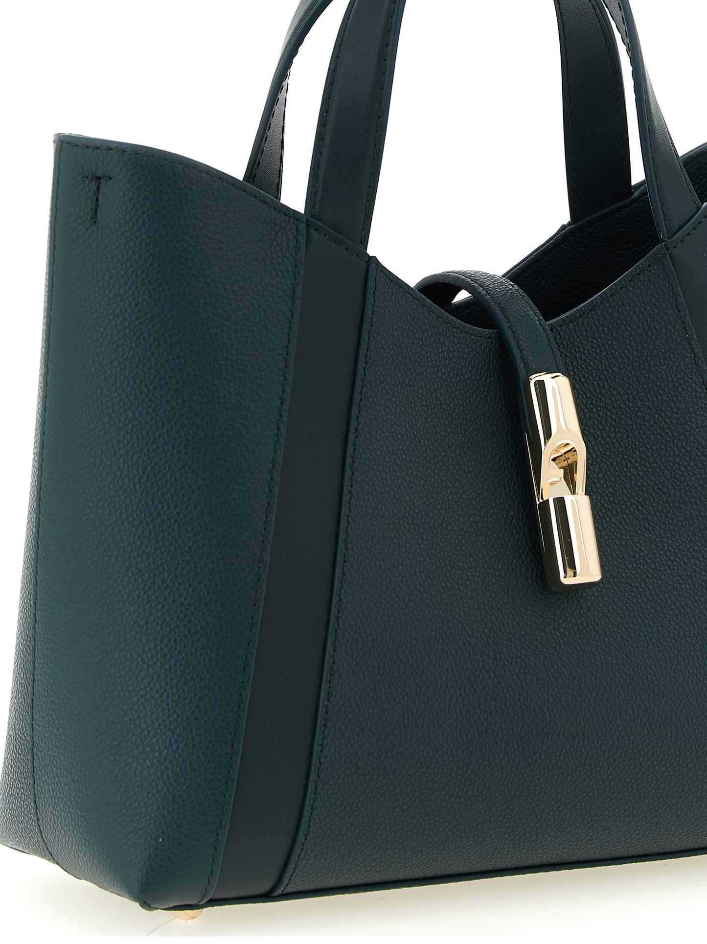 Sac cabas bicolore en cuir Furla