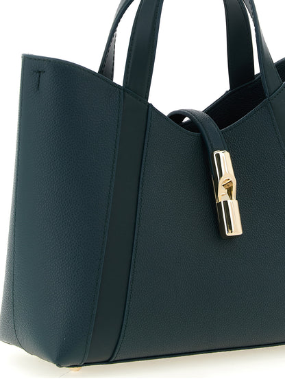 Sac cabas bicolore en cuir Furla