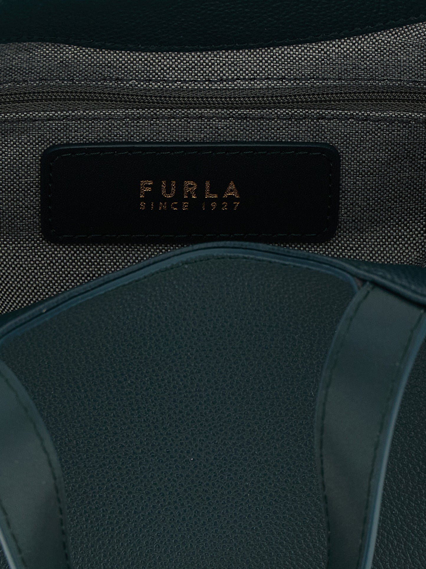 Sac cabas bicolore en cuir Furla