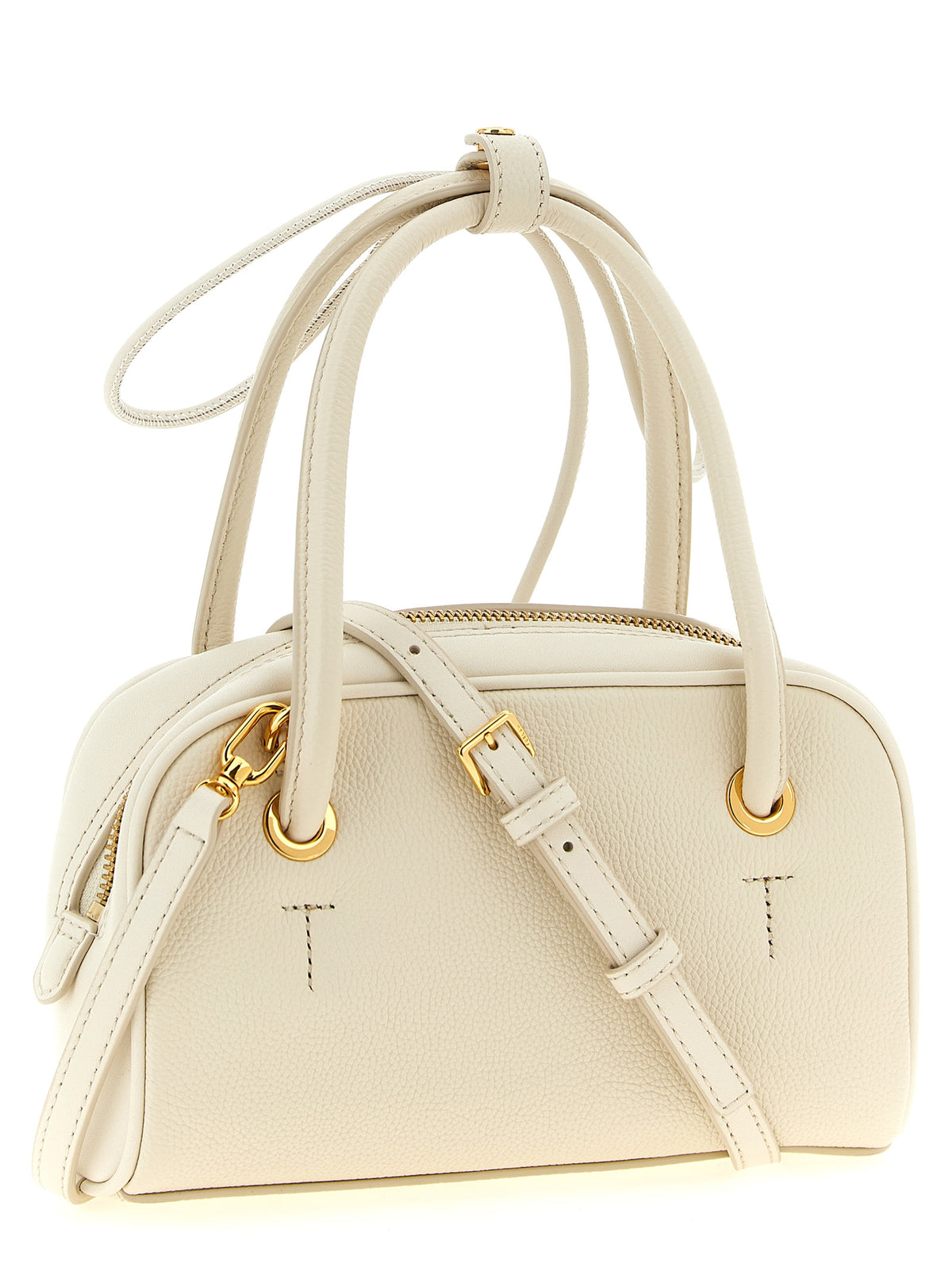 Sac À Main Furla Poppy S En Cuir De Veau Blanc