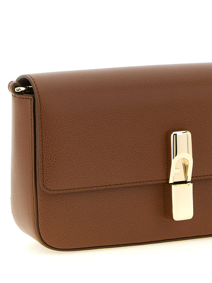 Bolso Cruzado Furla de Piel de Becerro Marrón
