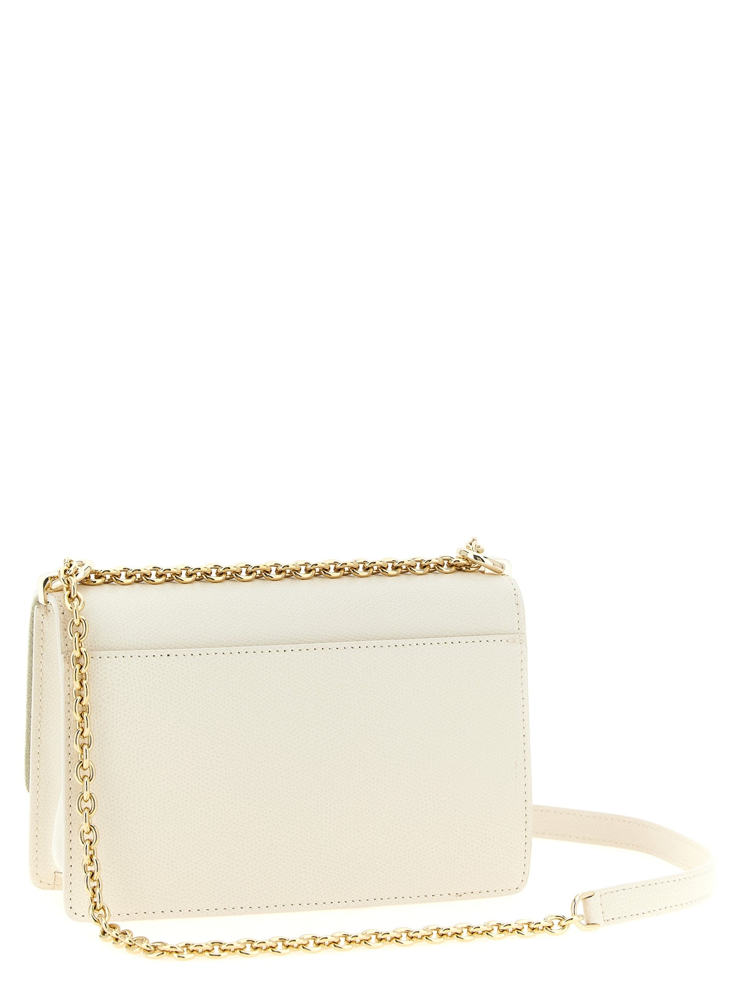 Mini sac bandoulière Furla 1927 en cuir de veau blanc