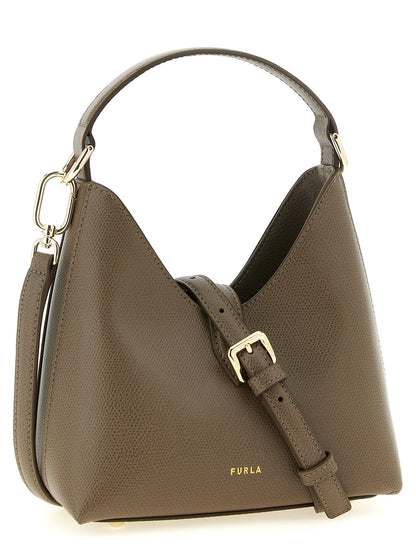 Furla Bandolera Iride Mini De Piel Bicolor Compacta