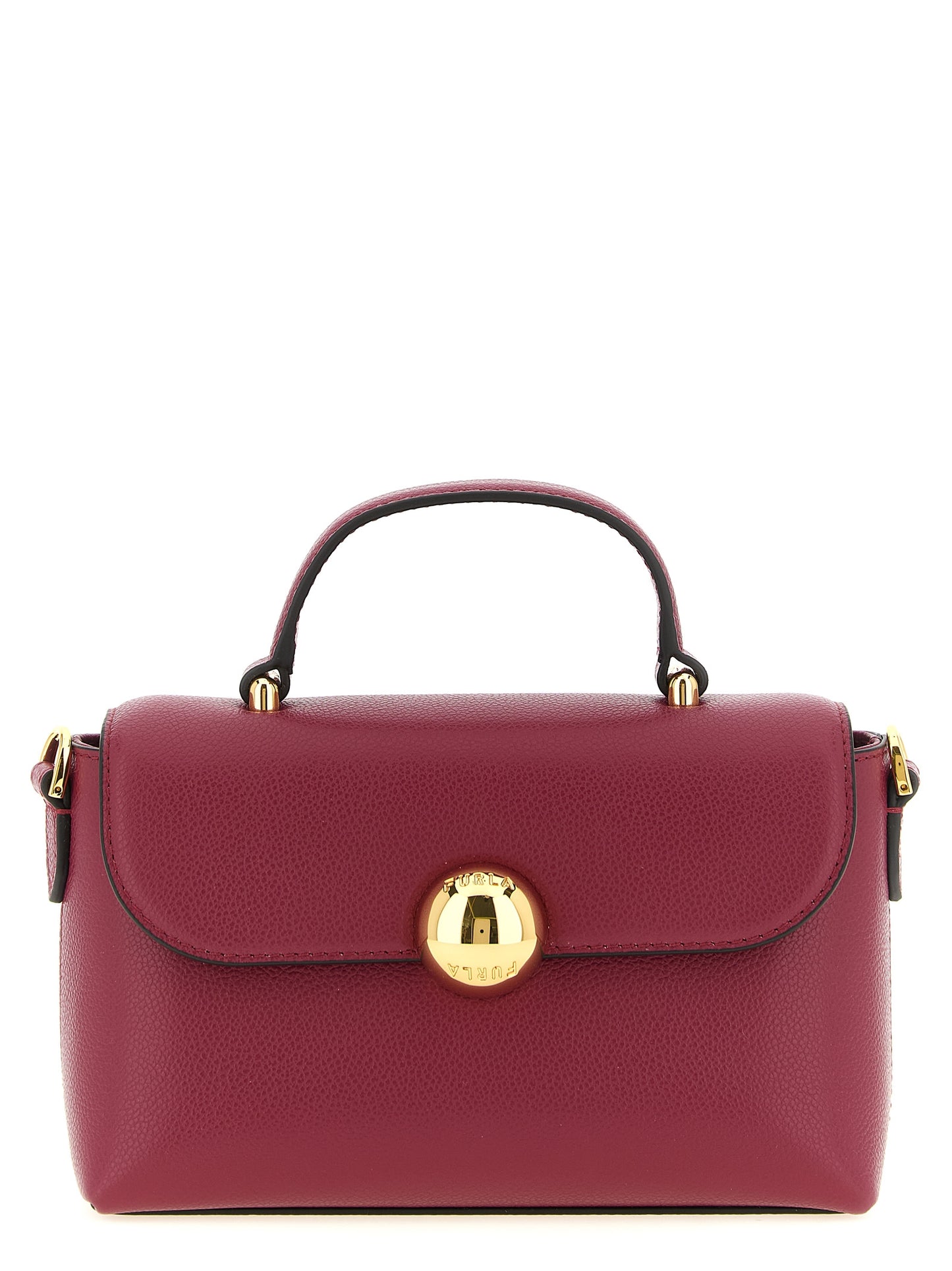 Bolso de mano Furla de piel de becerro multicolor