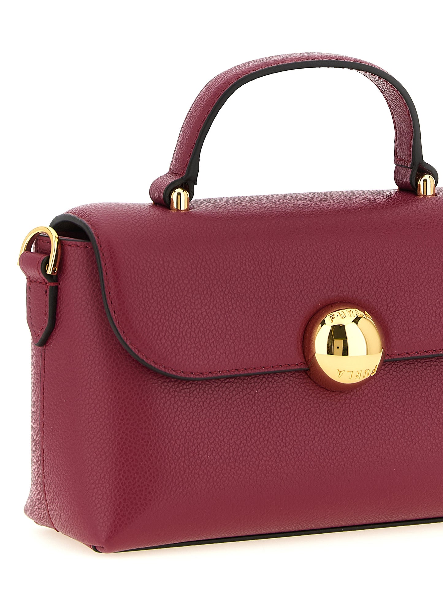 Bolso de mano Furla de piel de becerro multicolor