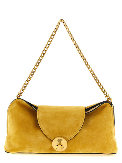 Bolso de mano Versace bicolor de piel de becerro