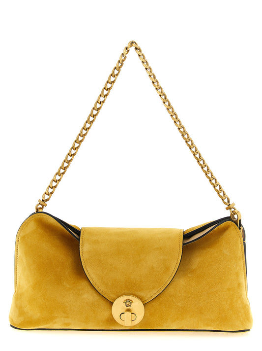 Bolso de mano Versace bicolor de piel de becerro