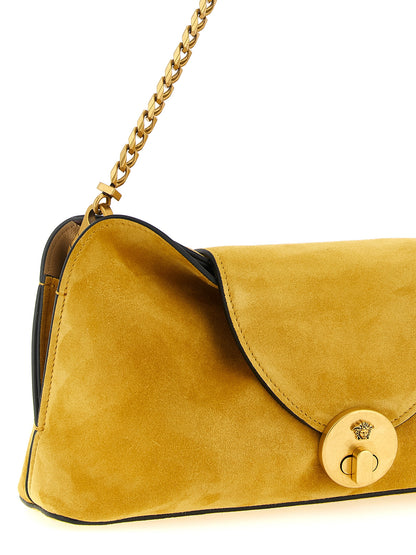 Bolso de mano Versace bicolor de piel de becerro