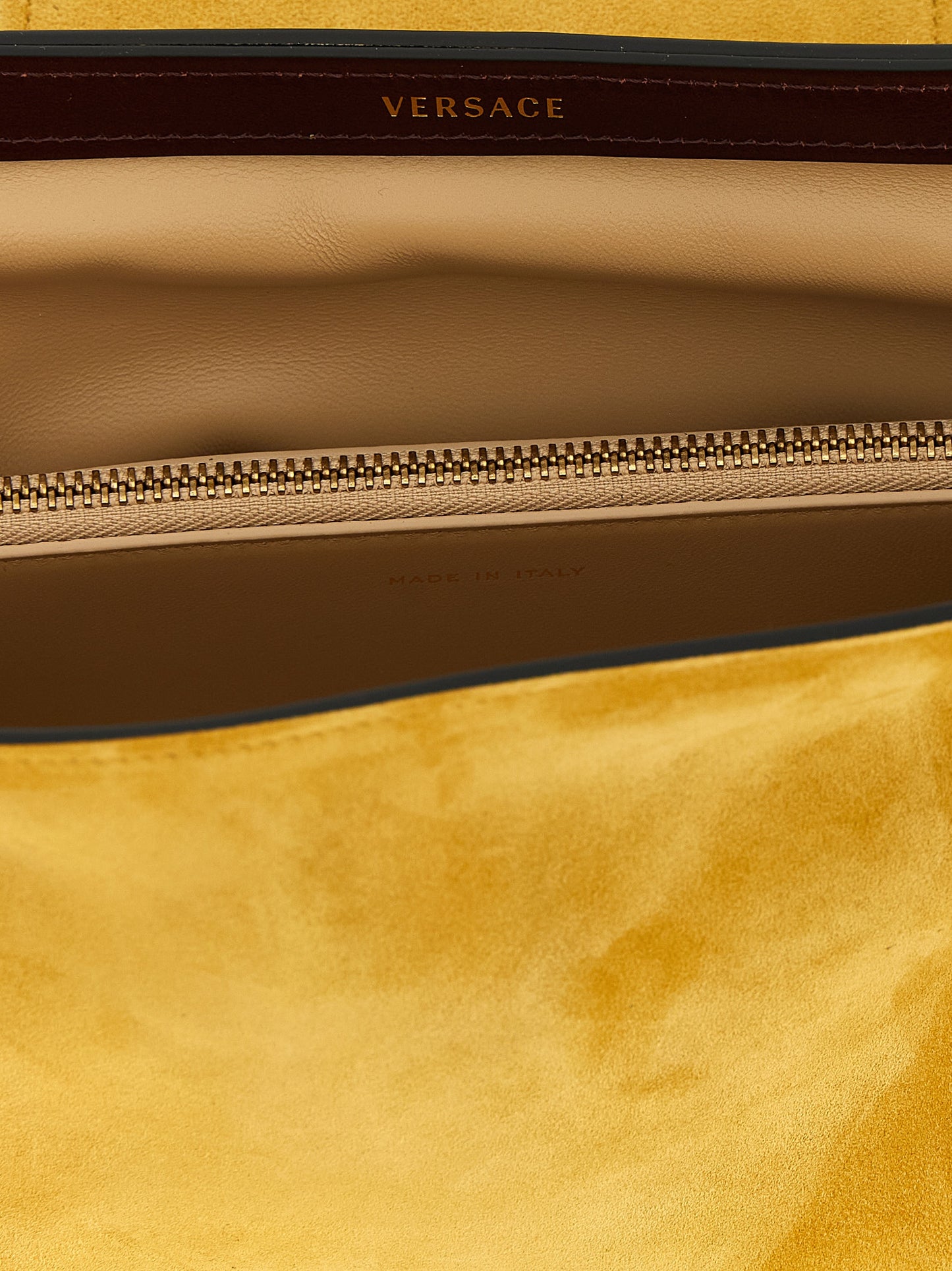 Bolso de mano Versace bicolor de piel de becerro