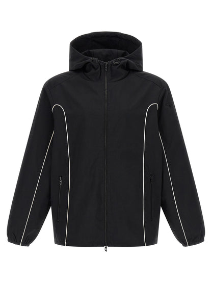 Diesel J-Hives-Wrd Black Polyamide Outer Jacket