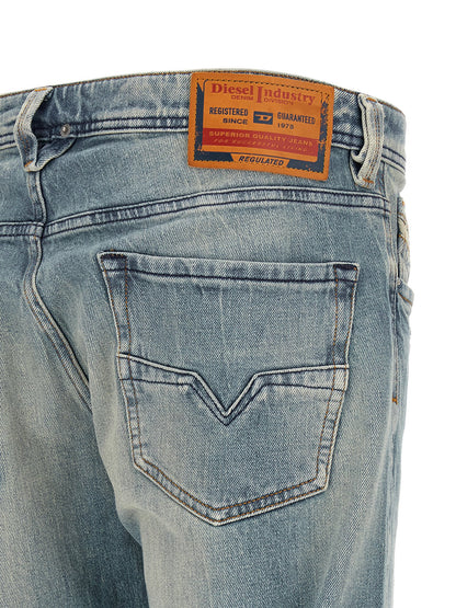 Vaqueros Diesel de algodón azul de pernera recta