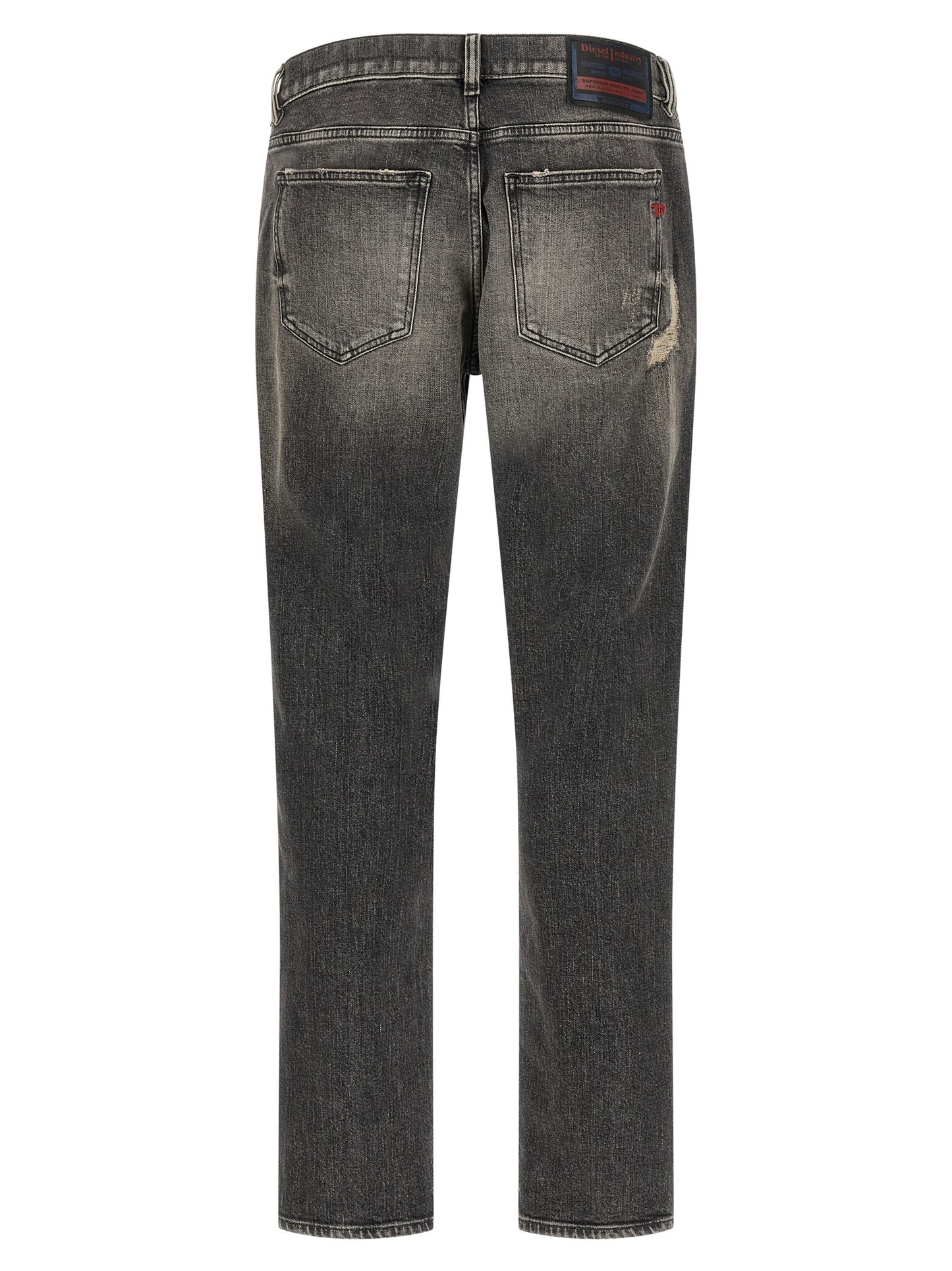 Diesel Vaqueros D-Strukt de Algodón Gris - Corte Slim Ajustado