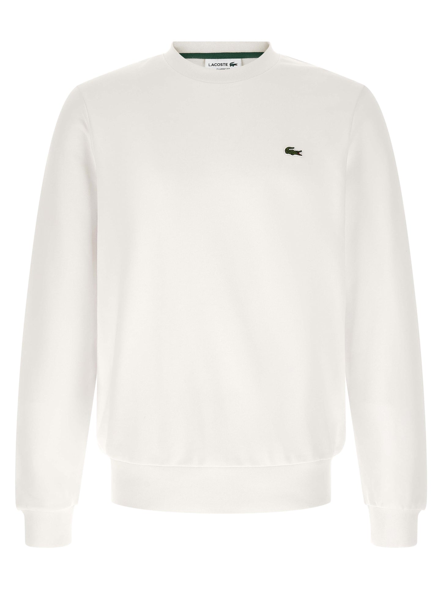 Sudadera Lacoste blanca de algodón