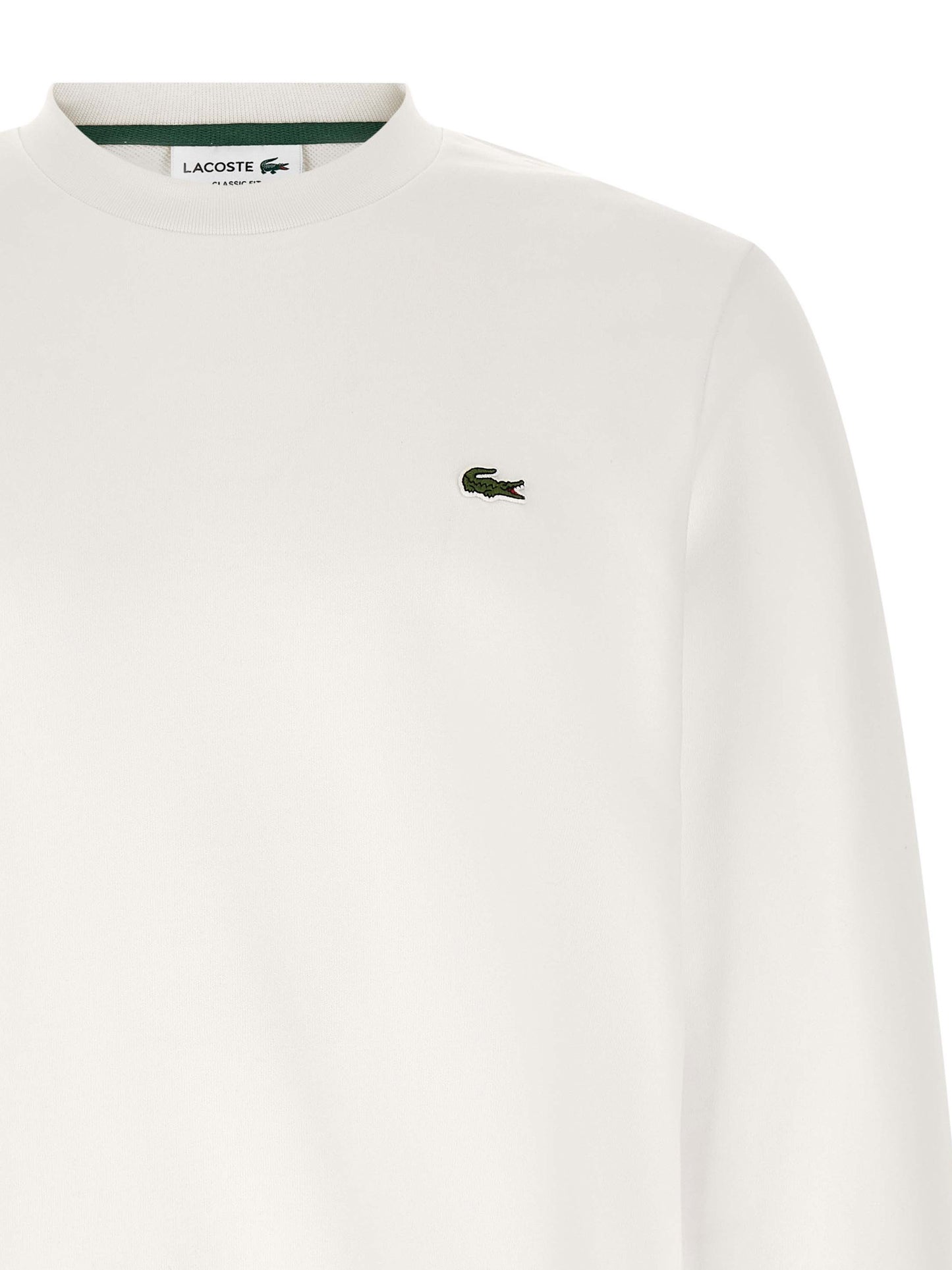 Sudadera Lacoste blanca de algodón
