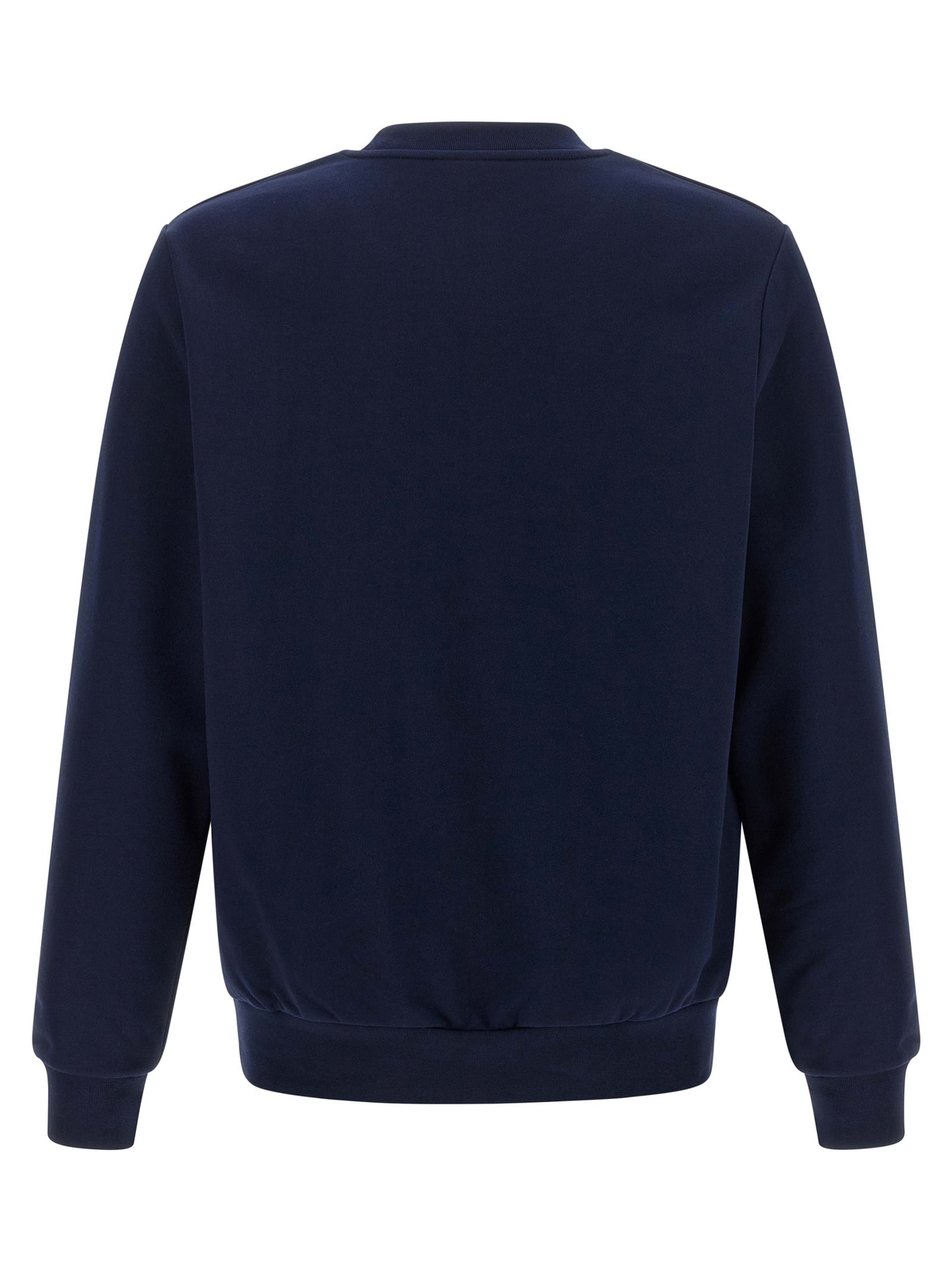 Sweatshirt en molleton de coton bleu marine Lacoste