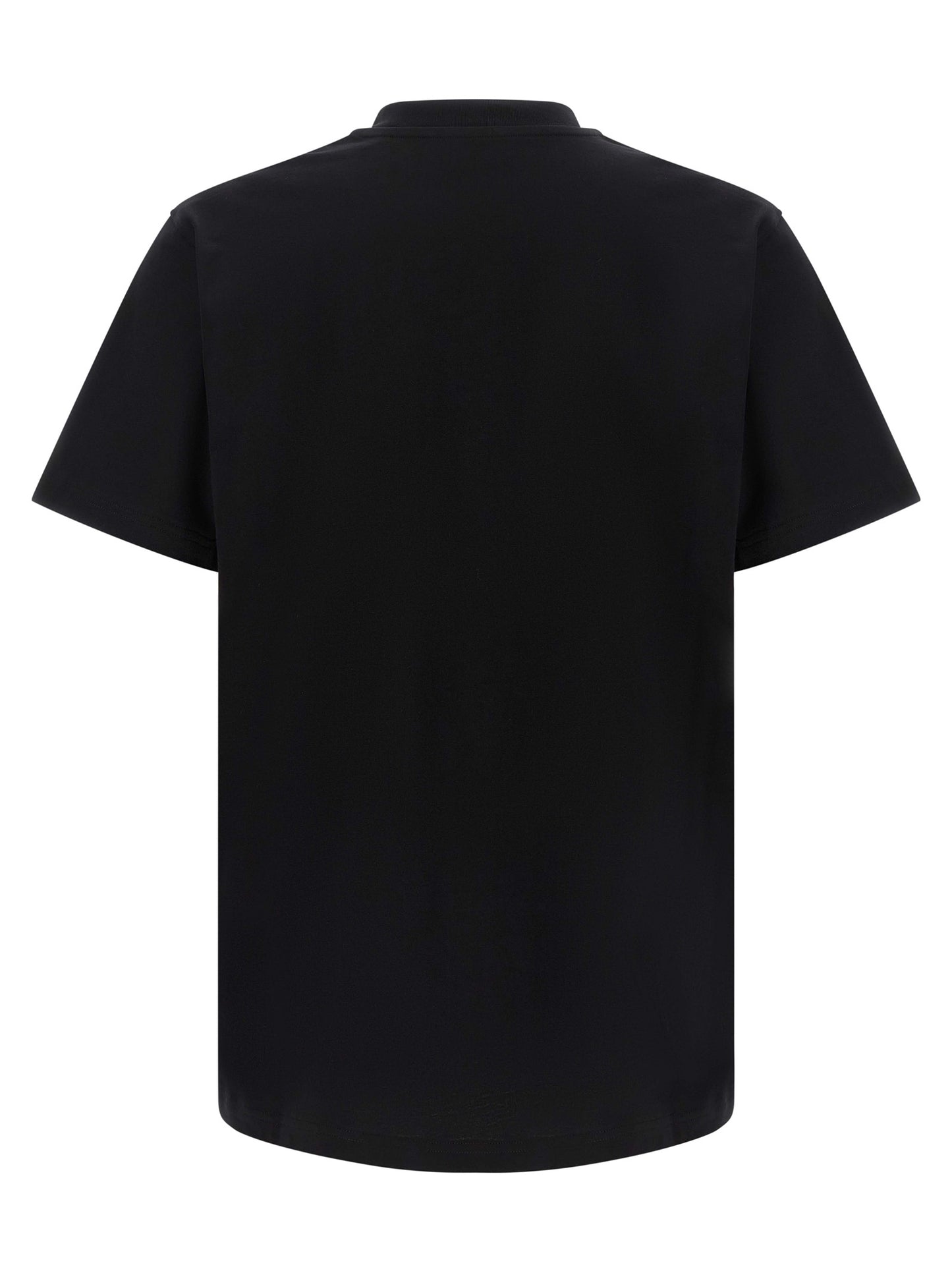 Camiseta Moschino De Algodón Negro Con Corte Clásico