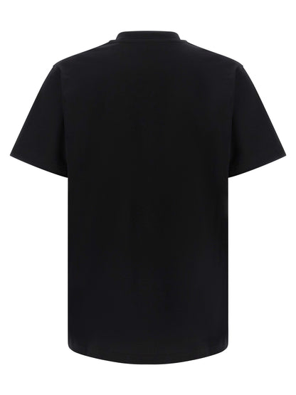 Camiseta Moschino De Algodón Negro Con Corte Clásico