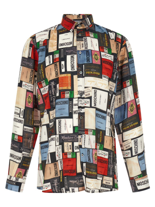 Blusa Moschino multicolor de seda