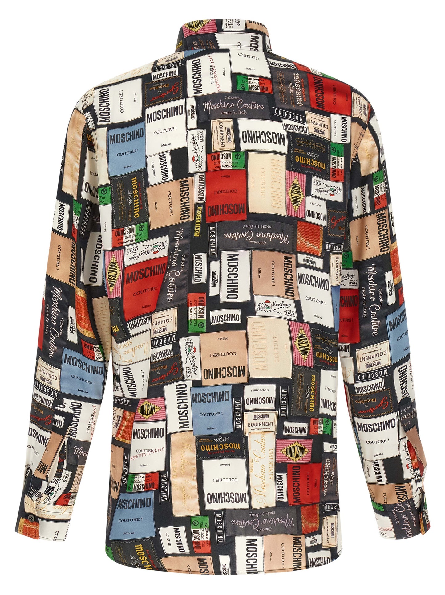 Blusa Moschino multicolor de seda