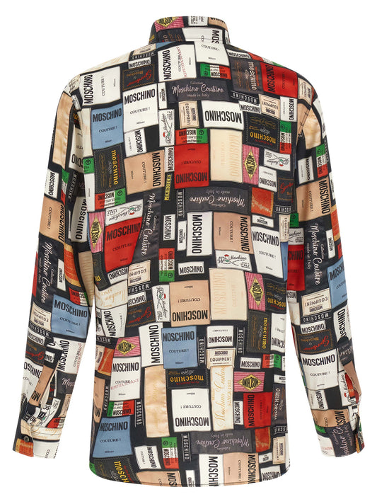 Blusa Moschino multicolor de seda