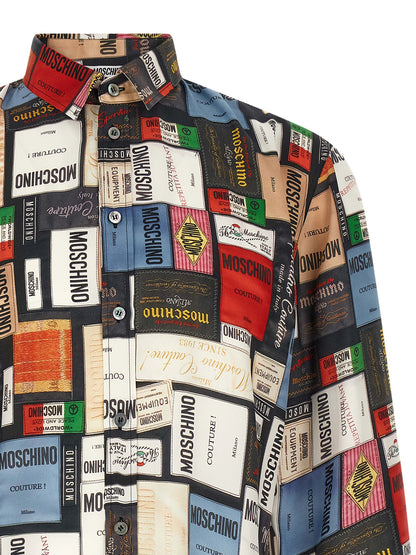 Blusa Moschino multicolor de seda