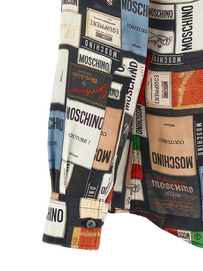 Blusa Moschino multicolor de seda