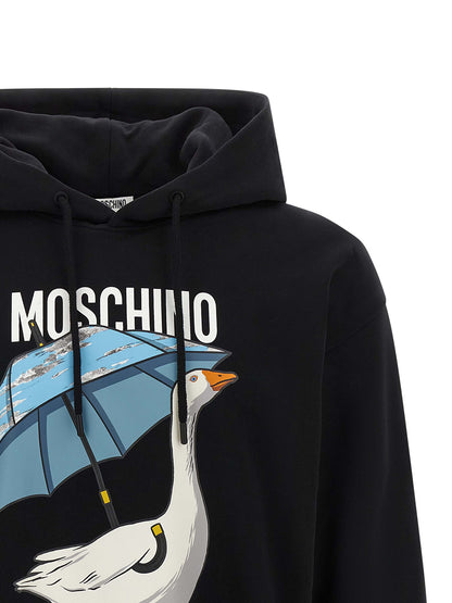 Sudadera Moschino De Algodón Negro Ideal Para Cada Día