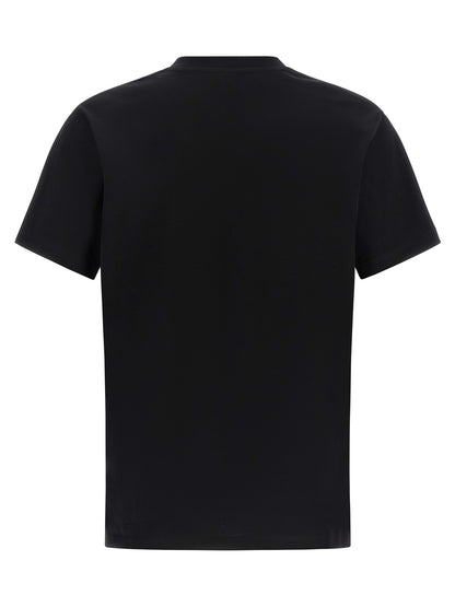 Camiseta Moschino De Algodón Negro Con Estampa Milanhattan