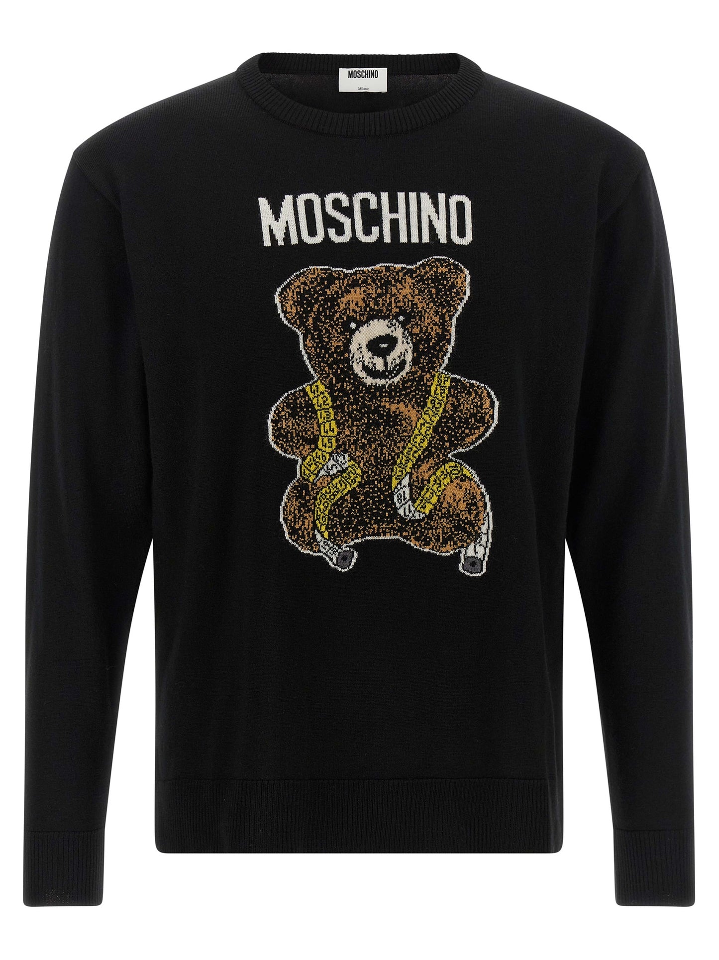 Cárdigan Moschino de lana virgen negra