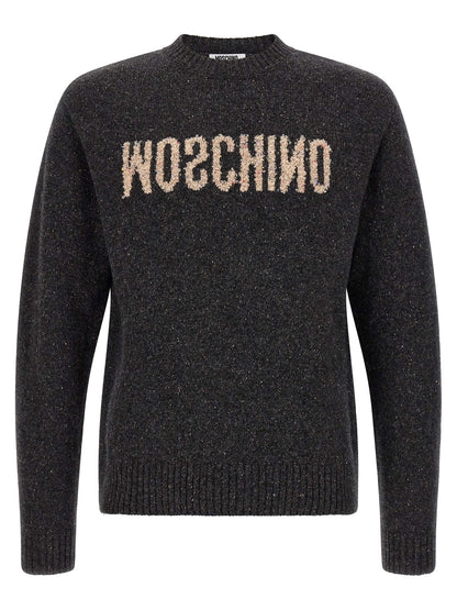 Moschino Grey Wool Cardigan - Italian Made
