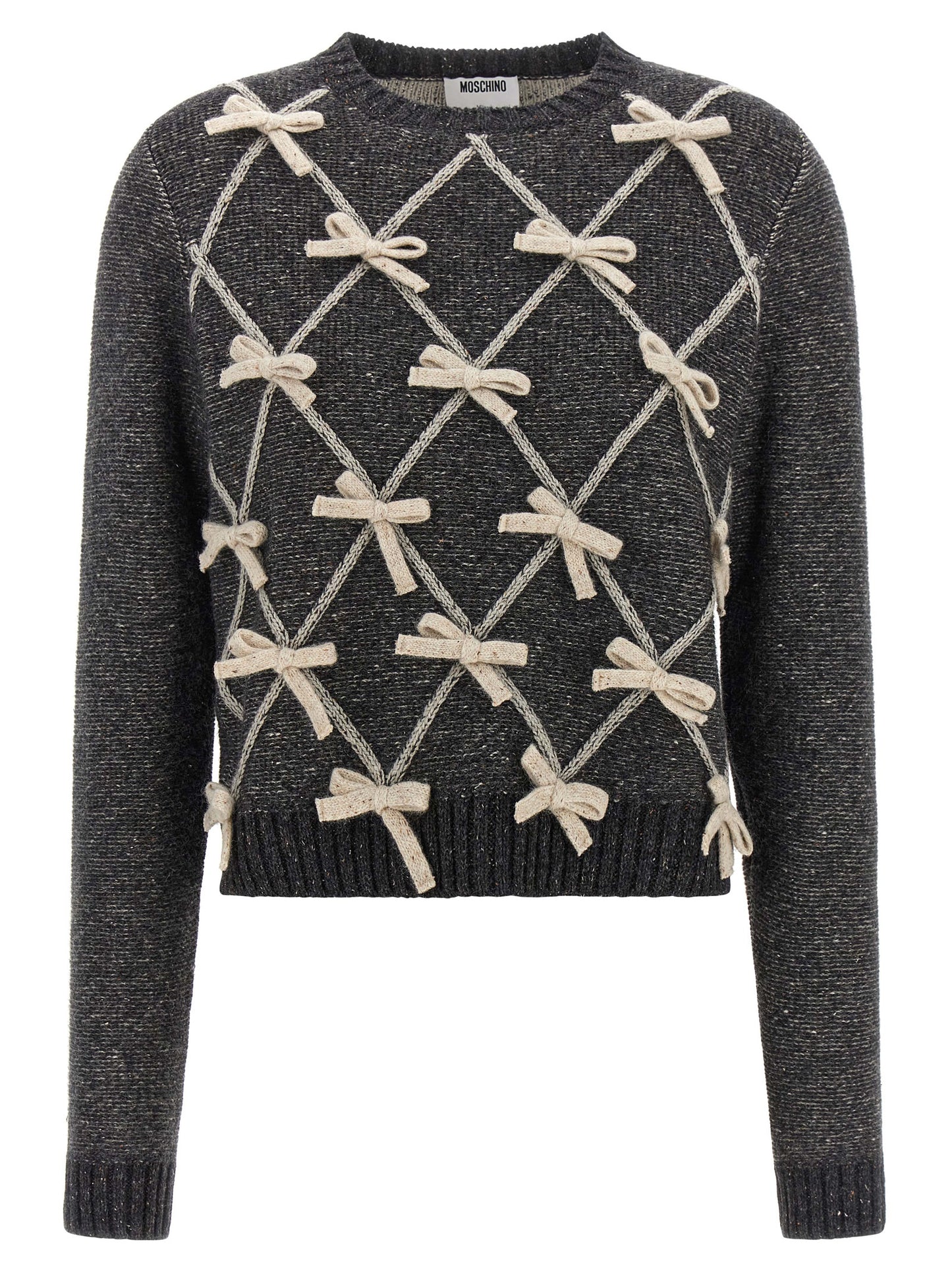 Cárdigan Moschino de lana gris