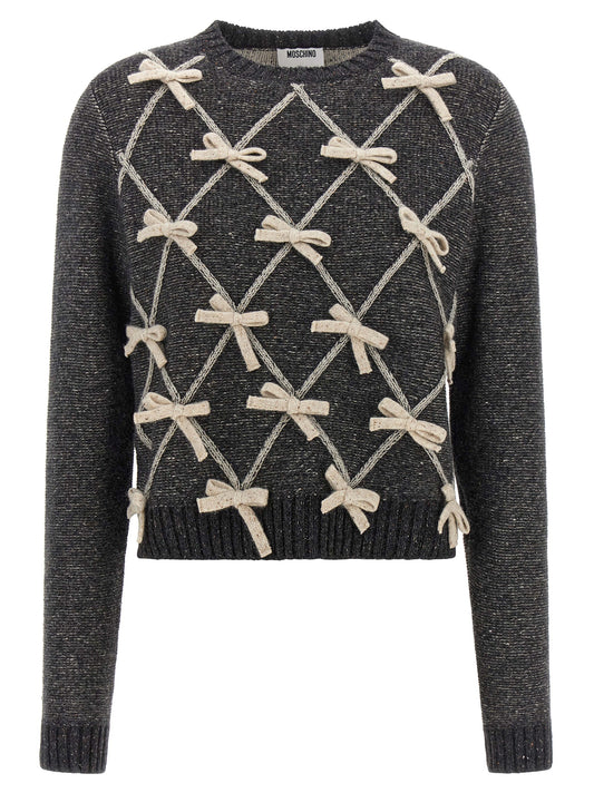 Cárdigan Moschino de lana gris