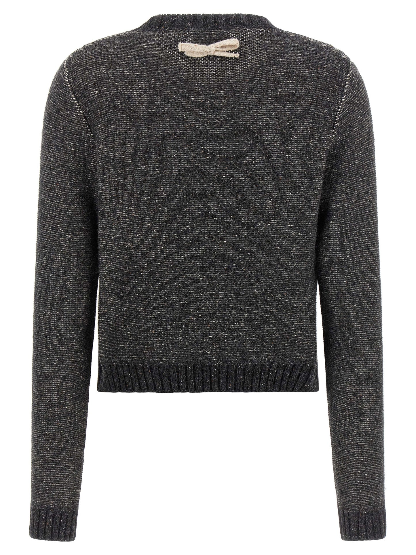 Cárdigan Moschino de lana gris