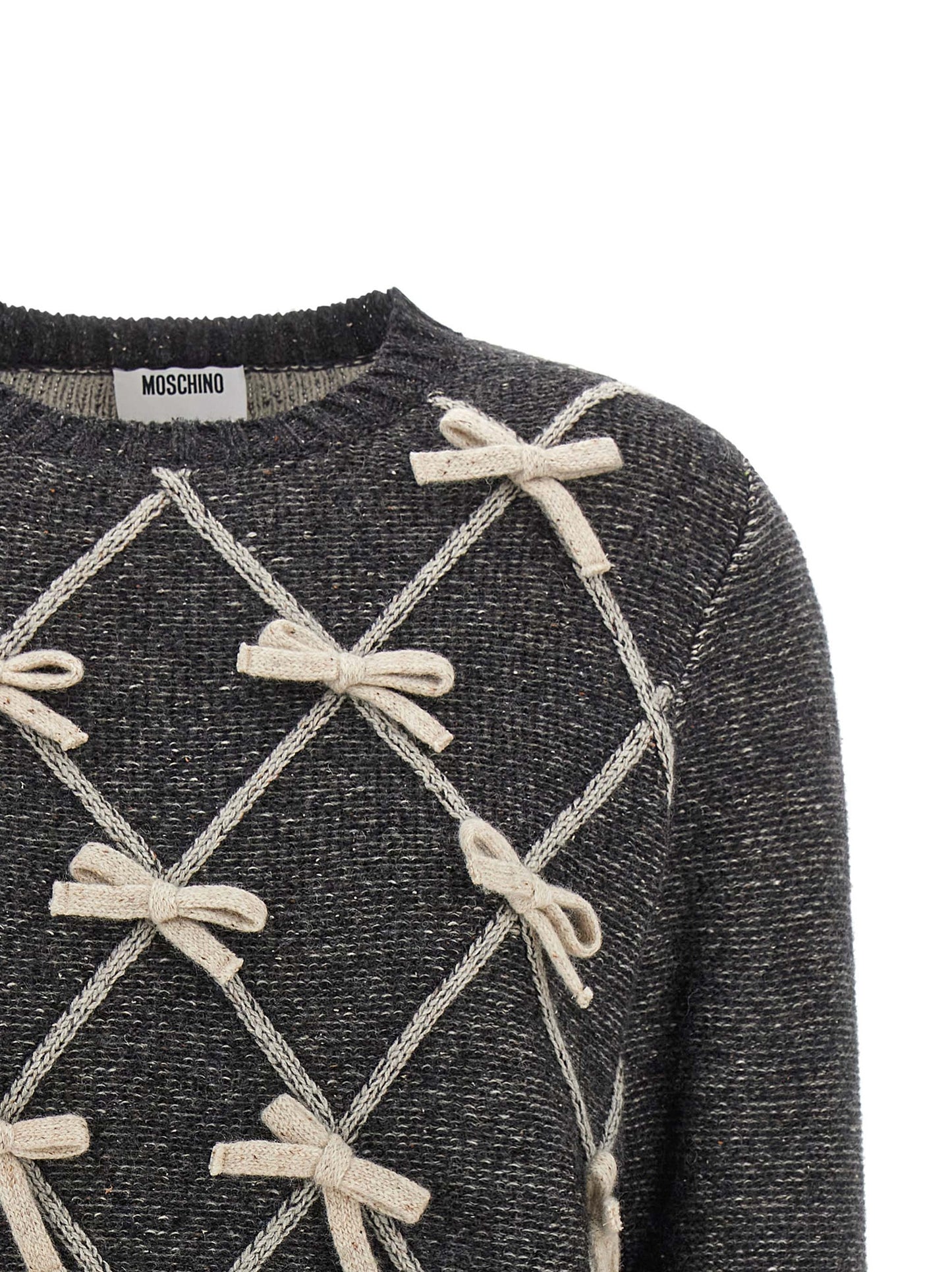 Cárdigan Moschino de lana gris