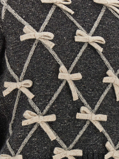 Cárdigan Moschino de lana gris